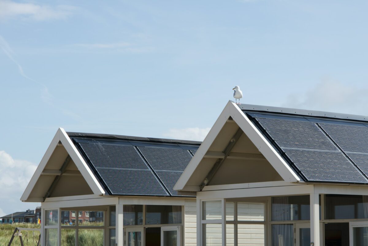 Installationstechnik Solarpanel am Dach